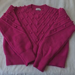 Fable pink sweater with bobbles - Size M / Crew neck